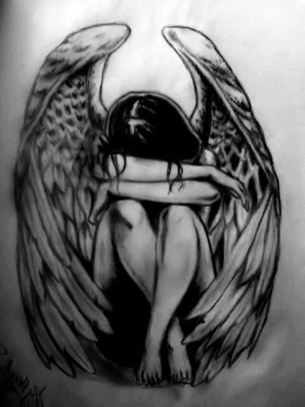 60+ Wonderful Fallen Angel Tattoos & Designs With Meanings