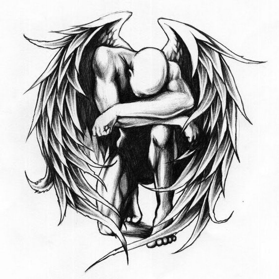 60+ Wonderful Fallen Angel Tattoos & Designs With Meanings