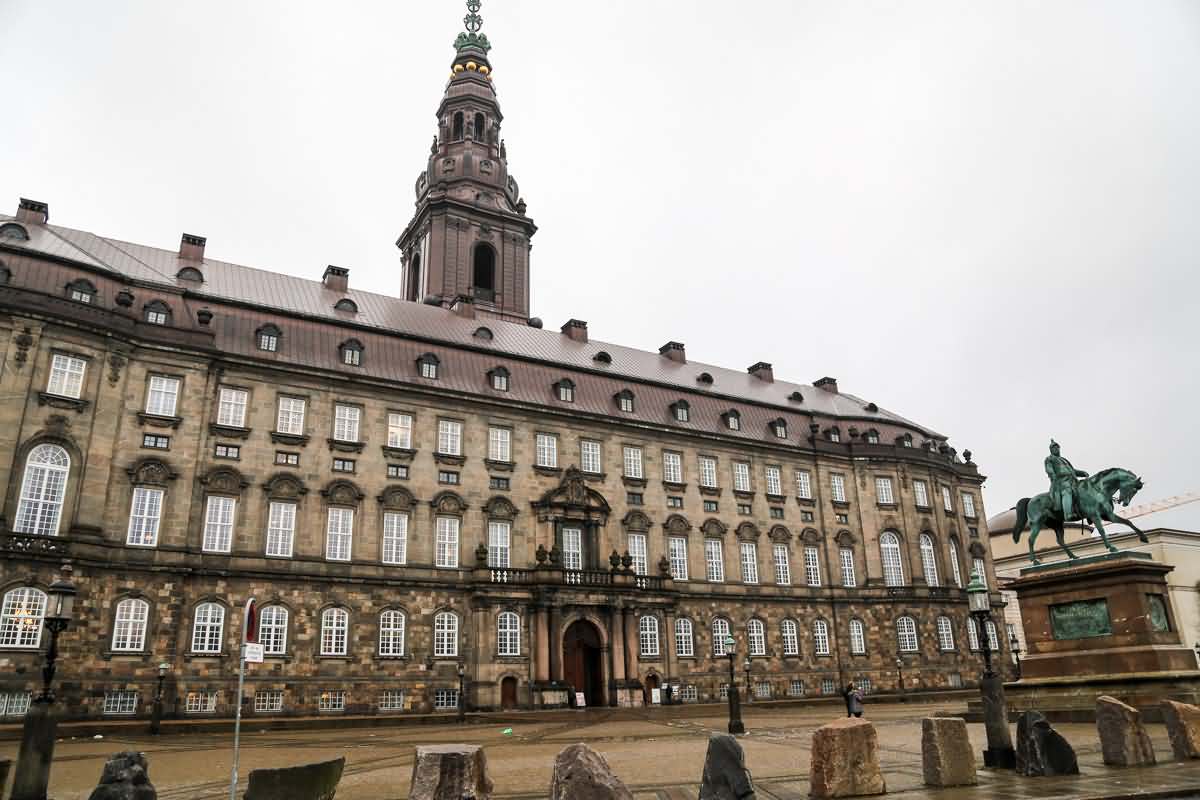 Christiansborg Palace In Copenhagen, Denmark
