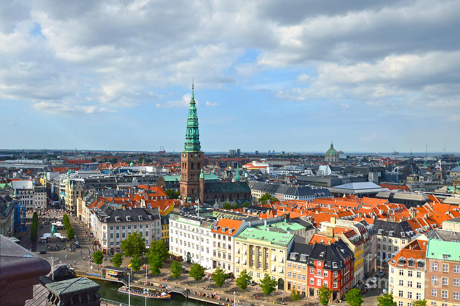 Christiansborg Palace Tower View Of Copenhagen By Catherine Sherman
