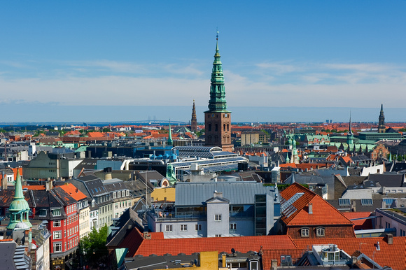 Christiansborg Palace View From The Round Tower