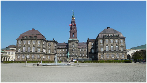 Facade Of The Christiansborg Palace