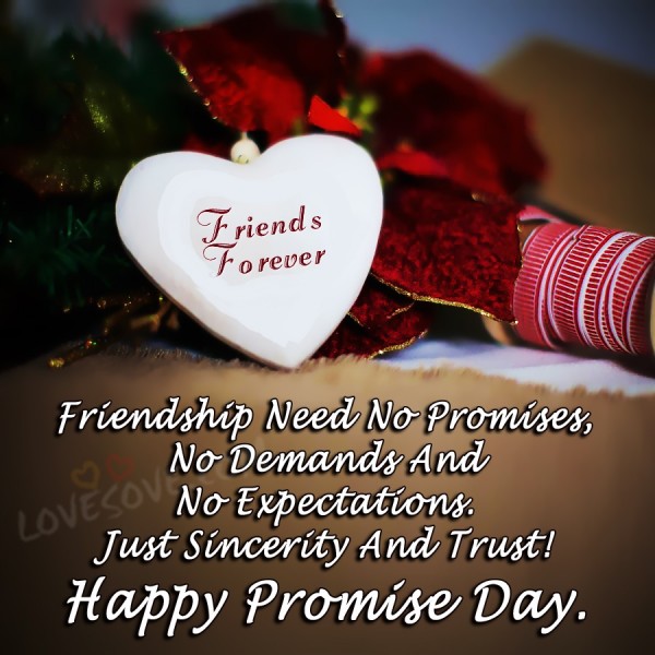 Friends Forever Happy promise day