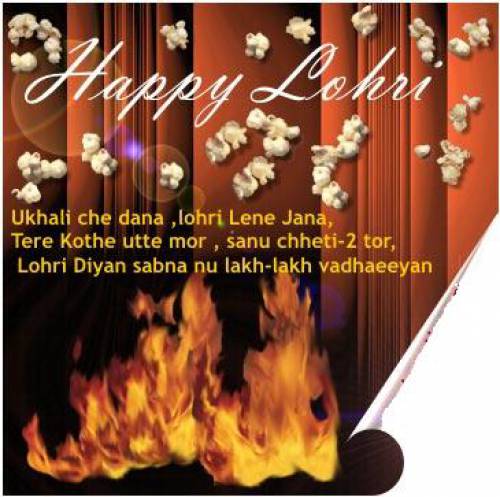 Happy Lohri 2018 Greeting Card