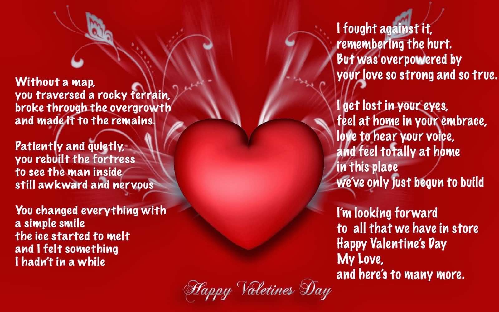 Happy Valentine’s Day card for boyfriend