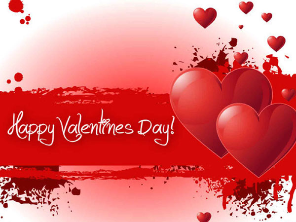 Happy Valentine’s Day hearts picture
