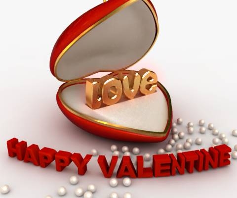 Happy Valentines Day love box picture
