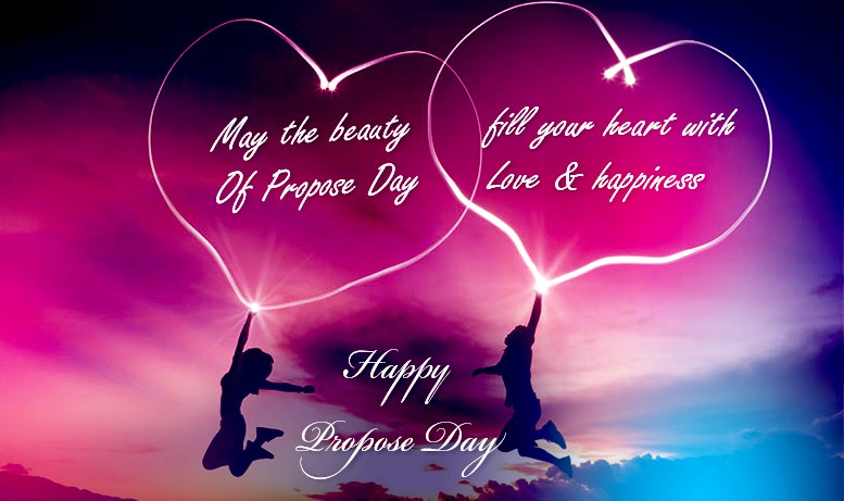 Happy propose day May the beauty of propose day fill your heart with love and happiness