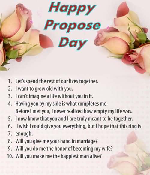 Happy propose day love facts