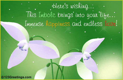 Here’s wishing this Imbolc brings into your life immense happiness and endless