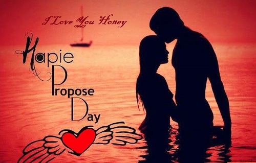 I love you honey Happy Propose Day