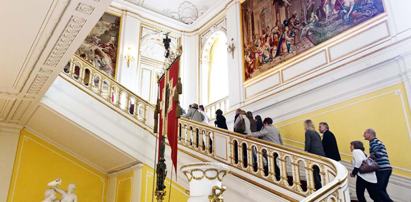 Interior Of The Christiansborg Palace In Denmark