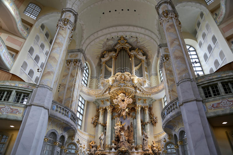 Interior of the Dresden Frauenkirche