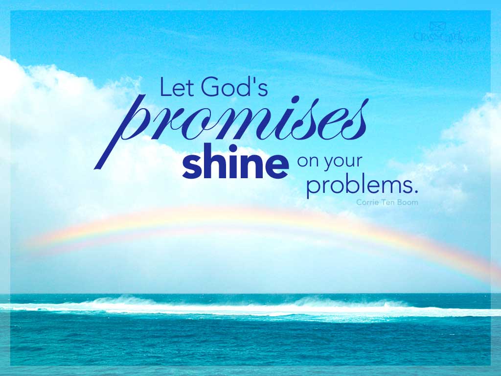 Let god’s promises shine on your problems happy promise day
