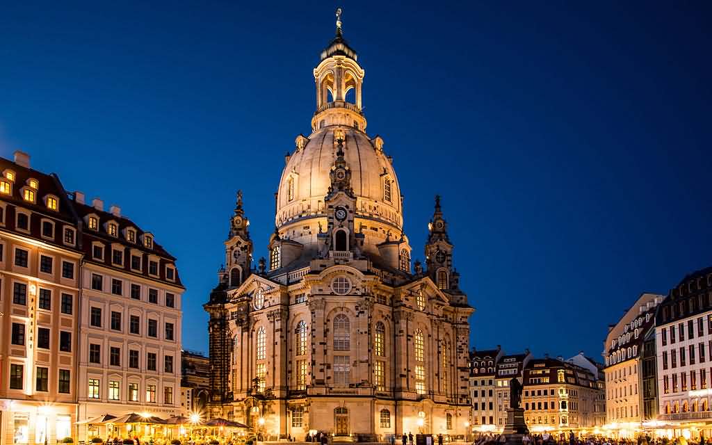 Night View of the Dresden Frauenkirche