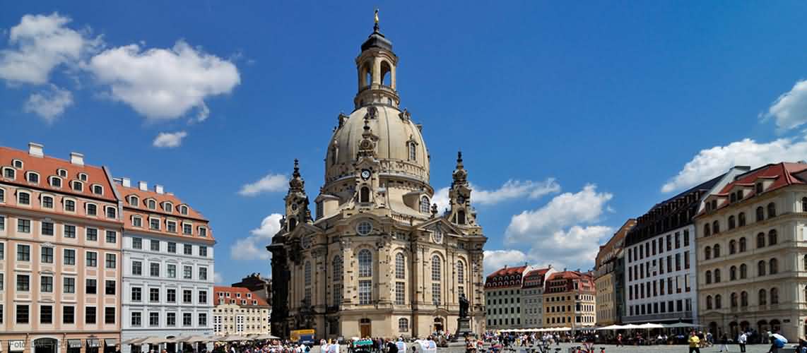 Panorama View of the Dresden Frauenkirche