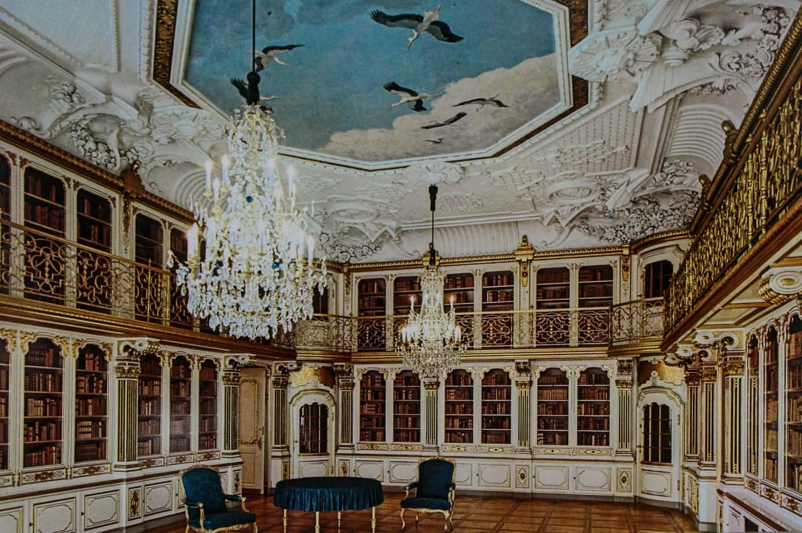 Queen’s Library Inside Christiansborg Palace In Denmark