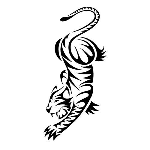 35+ Best Tribal Tiger Tattoos & Designs