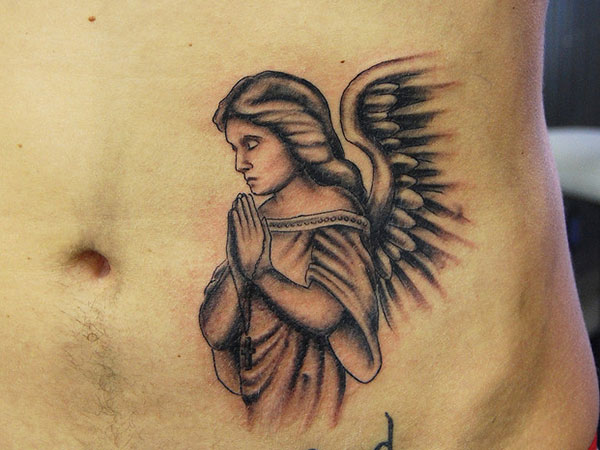 60+ Incredible Praying Angel Tattoos & Designs With Meanings