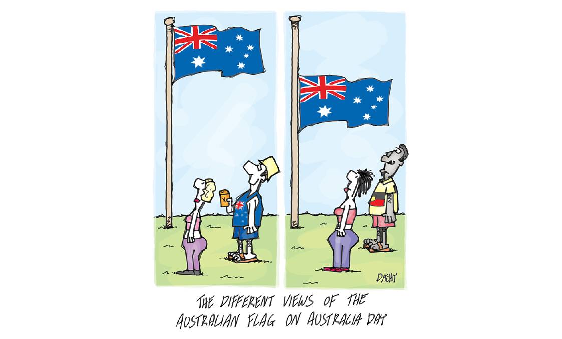 The Different View Of The Australia Flag On Australia Day
