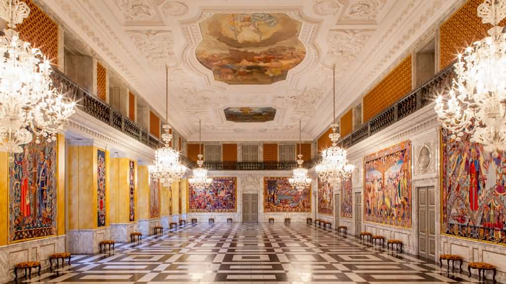The Royal Reception Room Inside Christiansborg Palace
