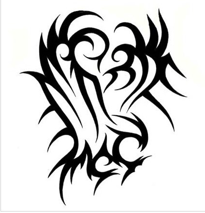 Tribal Flying Eagle Tattoo Design 1