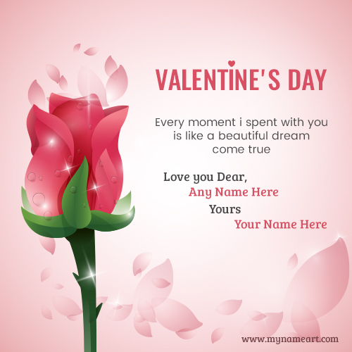 Valentine’s Day greeting card