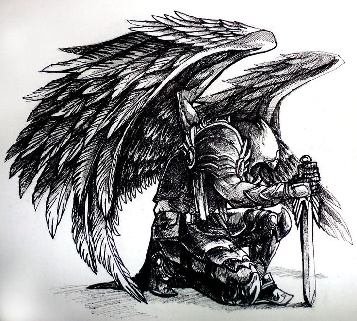 Warrior Archangel – St. Michael Tattoo Design