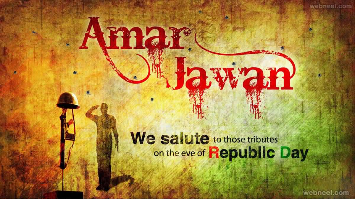 We Salute To Those Tributes On The Eve Of Republic Day