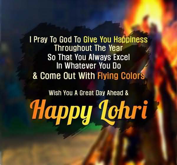 Wish You A Great Day Ahead & Happy Lohri