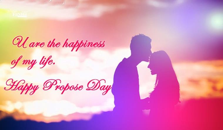 You are the happiness of my life happy propose day