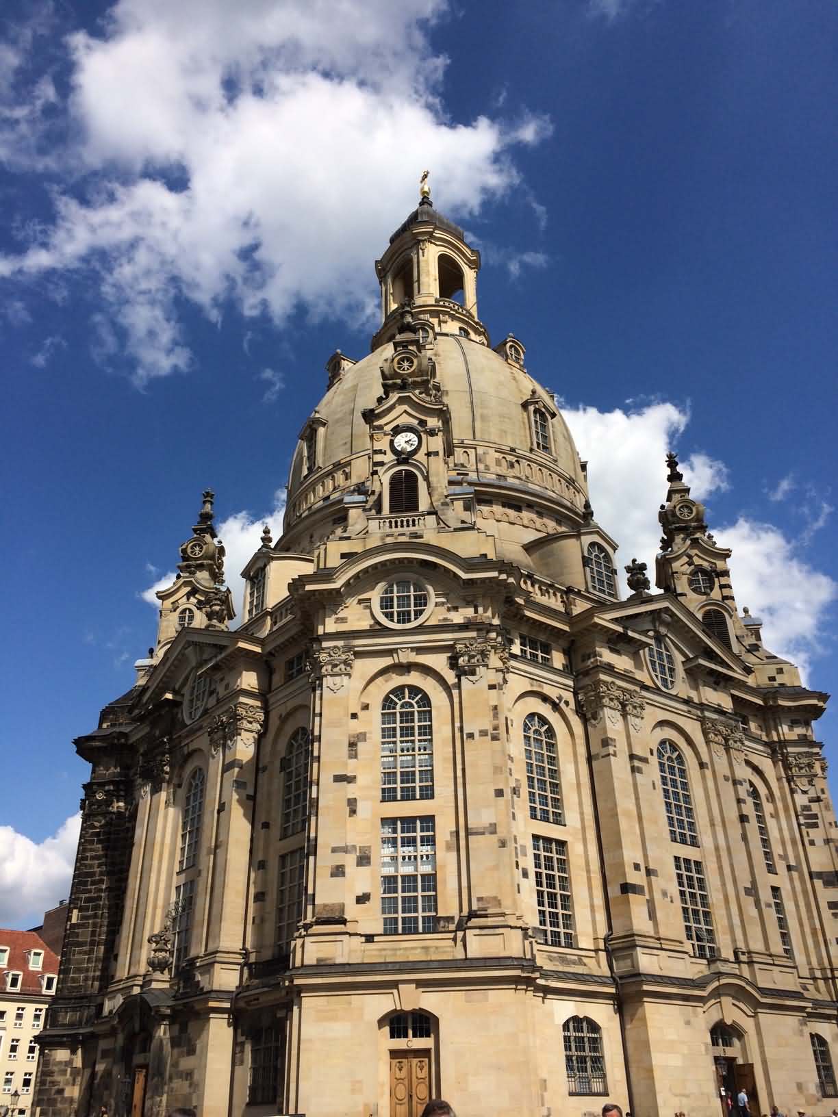 closup of Dresden’s Frauenkirche