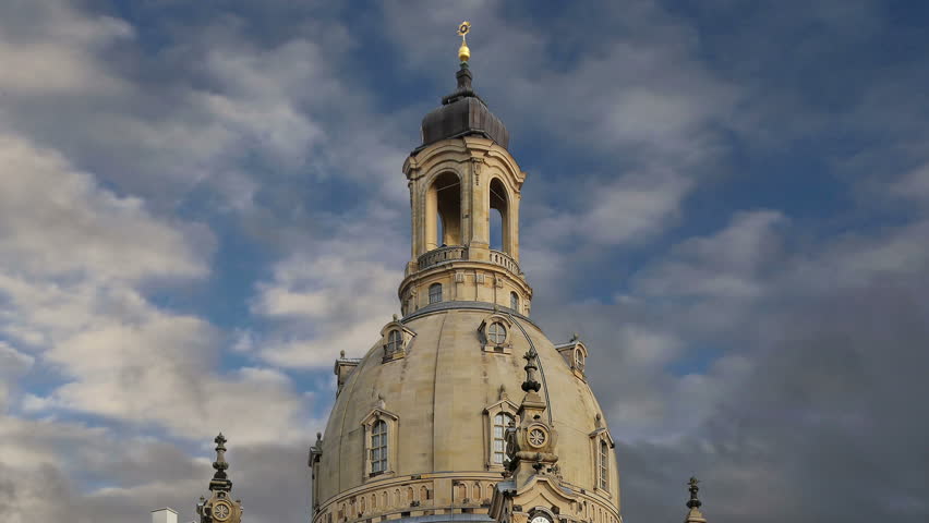 dome of the Dresden Frauenkirche a lutheran church in dresden