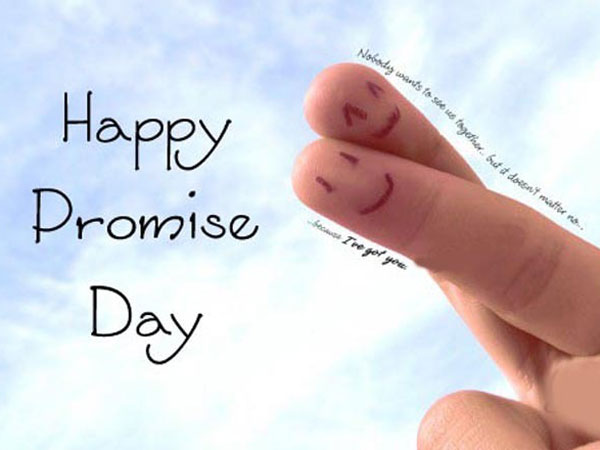 happy Promise Day fingers cross