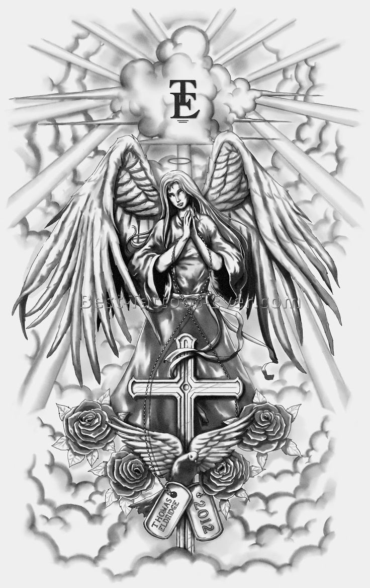 105+ Remarkable Guardian Angel Tattoo Ideas & Designs With ...