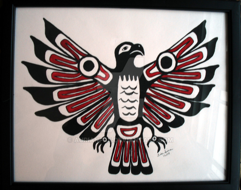 Amazing Haida Eagle Tattoo Design By Aurianfae on DeviantArt