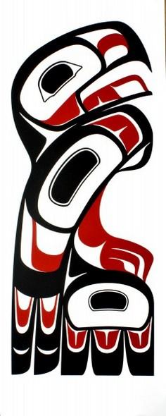 Amazing Haida Eagle Tattoo Design Represents Spiritual Protect