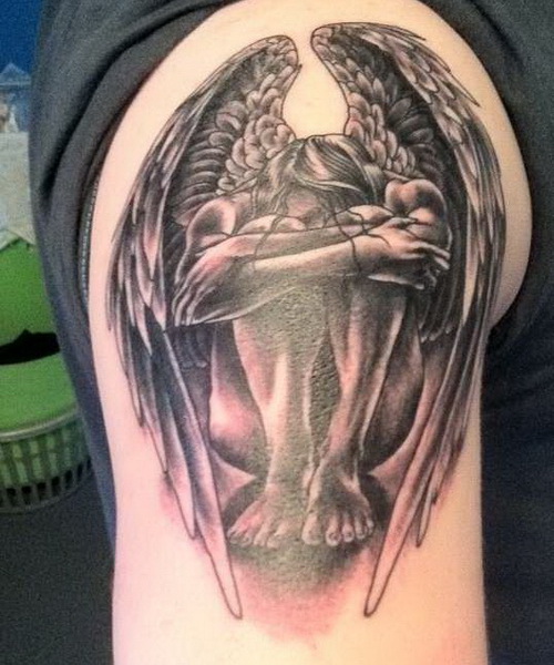105+ Best Angel Tattoos & Designs With Meanings