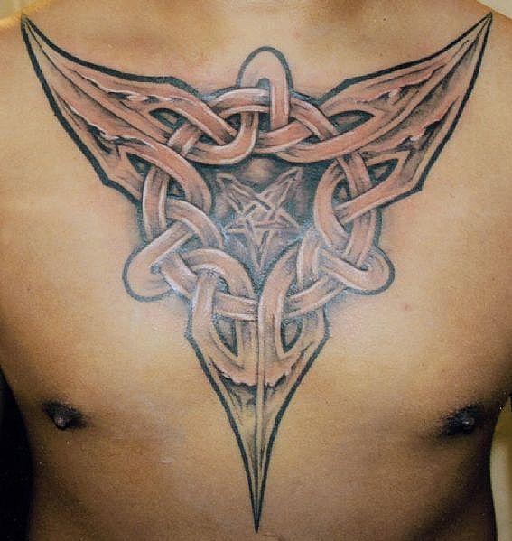 Celtic Angel Symbol Tattoo Design