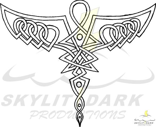 Celtic Angel Tattoo Design By Skylitdark