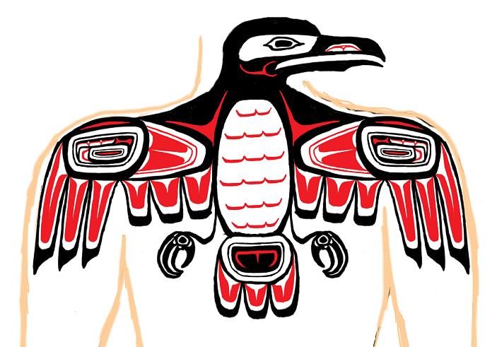 Haida Raven Tattoo Design For Chest & Shoulders By Kiyurikins on DeviantArt