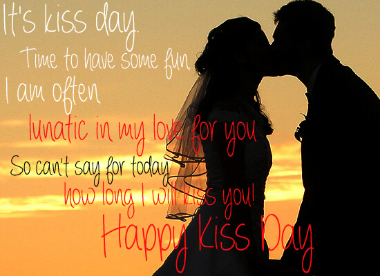 Happy Kiss Day couple picture