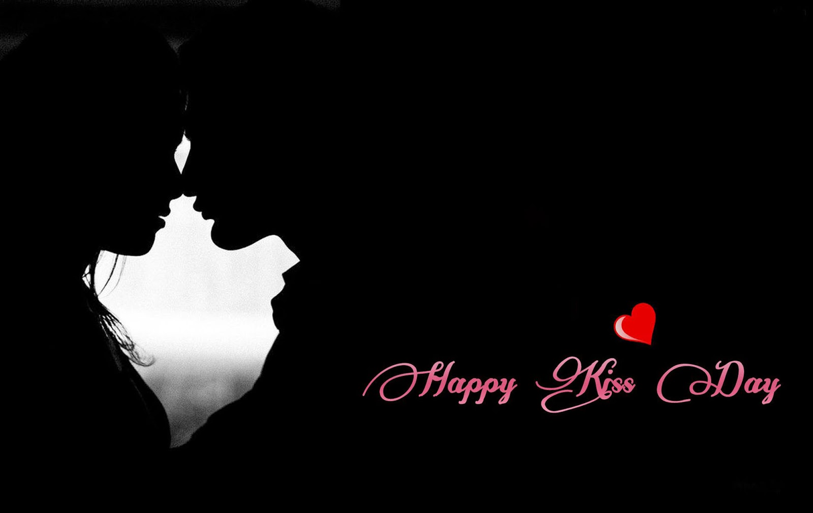 Happy Kiss Day couple wallpaper