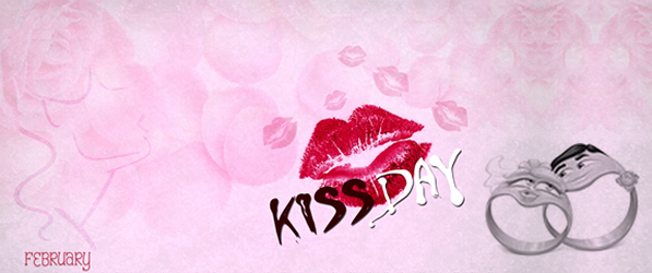 Happy Kiss Day graphic image