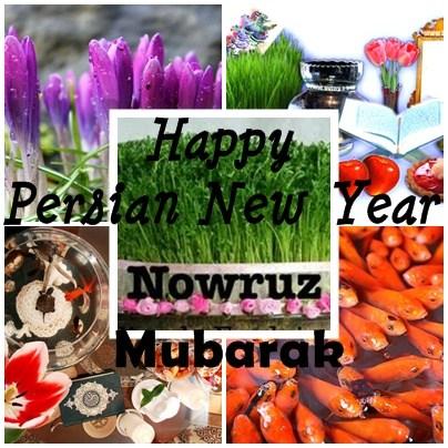 Happy persian new year nowruz mubarak