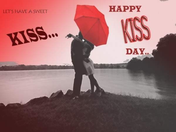 Lets have a sweet kiss Happy Kiss Day