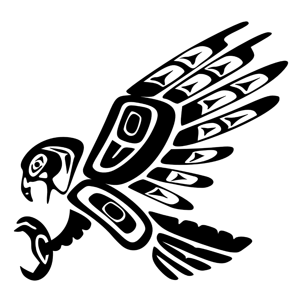 Native American Haida Eagle Tattoo Design