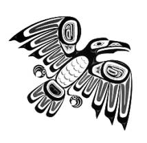Small Native American Haida Eagle Tattoo Design