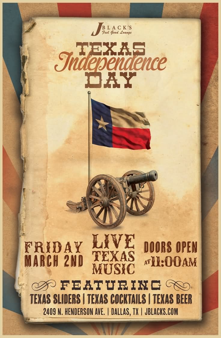 Texas Independence Day Poster