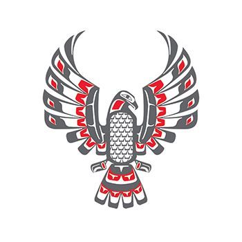 Tribal Haida Eagle Tattoo Design